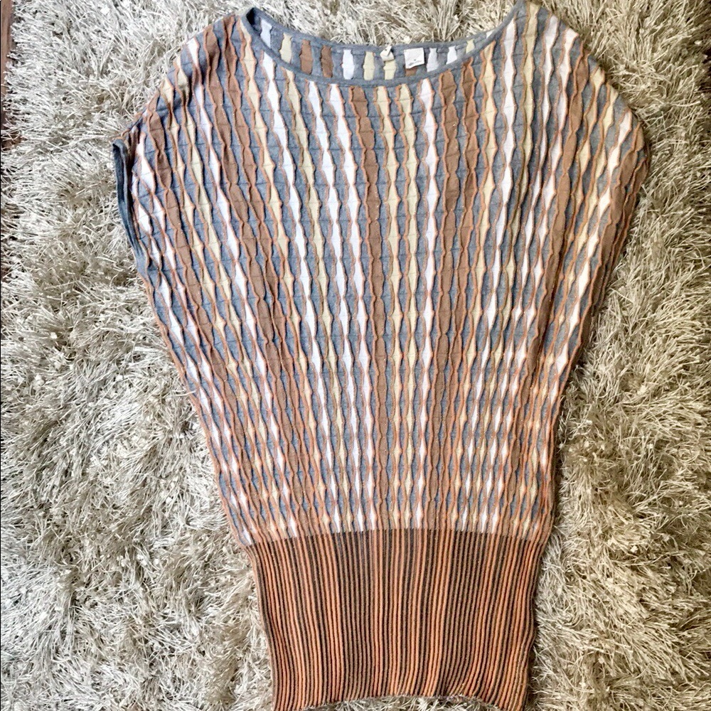 Anthropologie|Moth striped Knit Patterned tunic